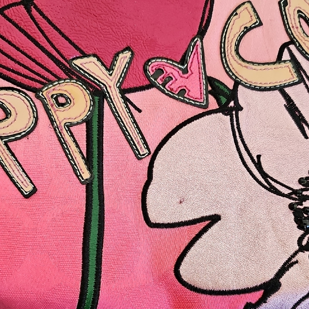 Coach Poppy 2010 Pink Ombré Floral Appliqué Glam Tote 3 Hangtags - Picture 16 of 17